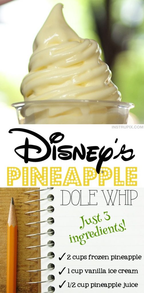 Disney's Pineapple Dole Whip Recipe (just 3 ingredients!)