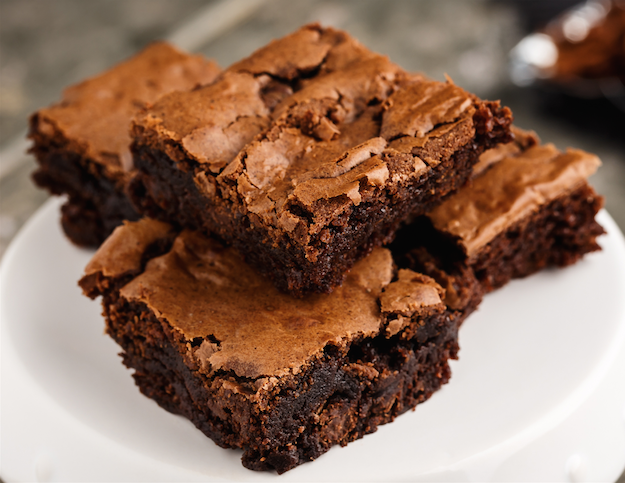 Easy Homemade Nutella Brownies Recipe made from scratch with just 3 ingredients! Super moist and fudgy!