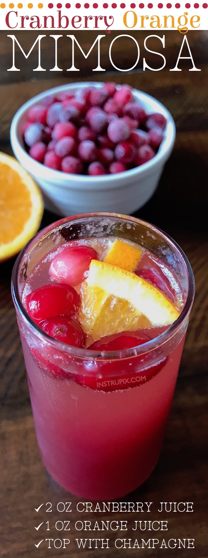 Cranberry Orange Mimosa