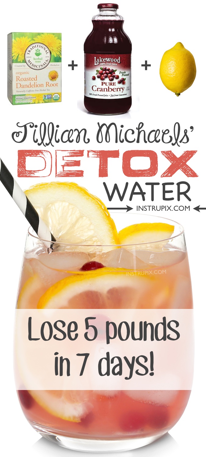 Cleansing detox water recipe to lose weight fast! These 3 ingredients are natural diuretics, helping you shed the bloat and excess water. They also assist in fat burning and appetite suppression! Instrupix.com 