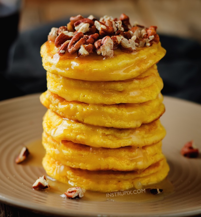 Easy Pumpkin Pie Pancakes