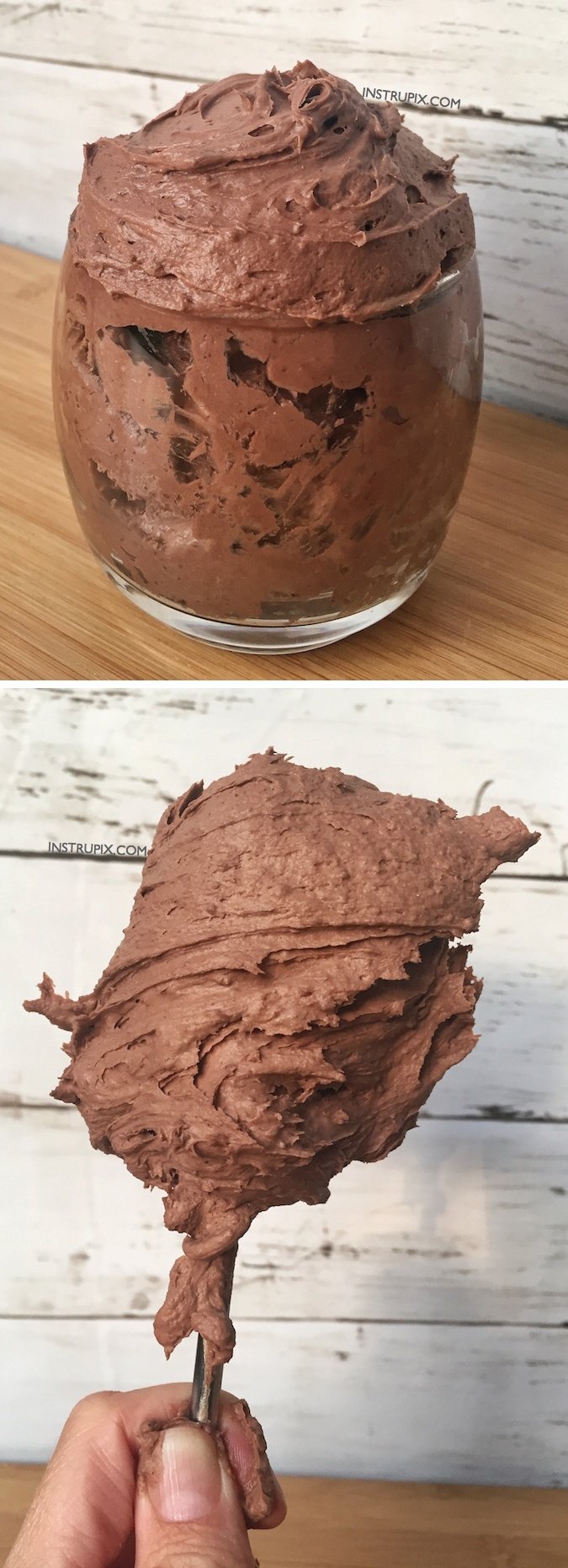 Easy mousse recipe using just 2 simple ingredients! Make it in any flavor that you would like (chocolate, lemon, cookies n' cream), it's so rich and delicious! It's the easiest, quickest dessert you will ever make. Also good as a pie filling, icing on a cake, or as a dip for fruit and cookies. Instrupix.com