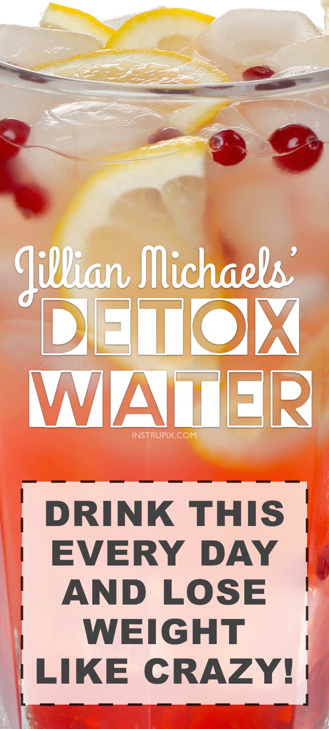 Cleansing detox water recipe to lose weight fast! These 3 ingredients are natural diuretics, helping you shed the bloat and excess water. They also assist in fat burning and appetite suppression! Instrupix.com 