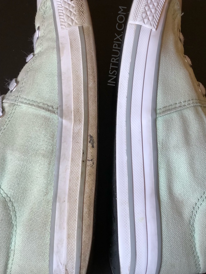 how to restore white rubber shoes