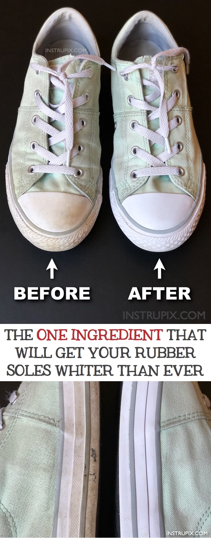 How To Clean Rubber On Shoes How To Clean Converse Like Magic (or any rubber soles!)