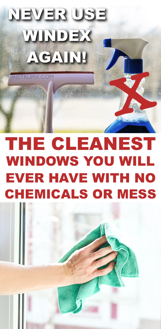best way to clean windows without streaks
