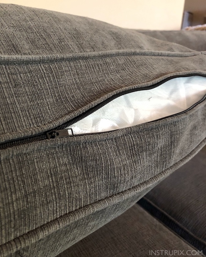 TIP: How To Easily Fix Saggy Couch Cushions - Instrupix