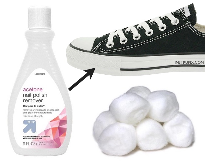 Clean Converse Magic any rubber soles!)