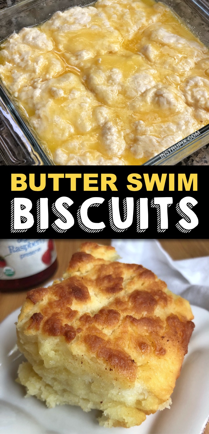 Quick and easy homemade buttermilk biscuits swimming in butter! The ultimate southern comfort food. These southern style buttermilk biscuits are perfect for breakfast with gravy, jelly or honey, or served as a side dish for dinner. They go great with chili, meat and soup. One of the best recipes on Pinterest ever, seriously! Your grandmothers would be so proud. They bake up in no time and the entire family will love this simple side dish as it goes with any meal. #comfortfood #instrupix