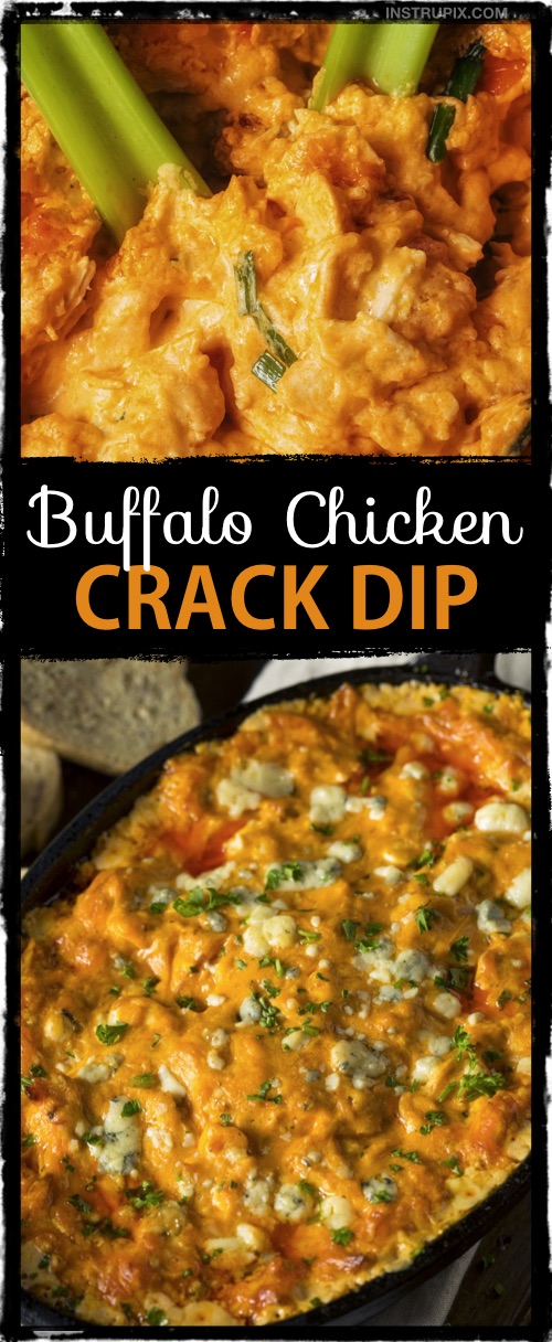 The BEST Buffalo Chicken Dip - Instrupix