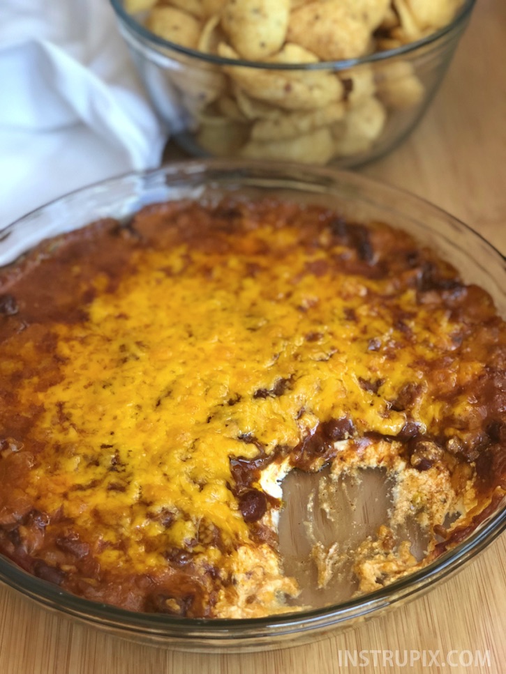 Easy 3 Ingredient Chili Cheese Dip Instrupix