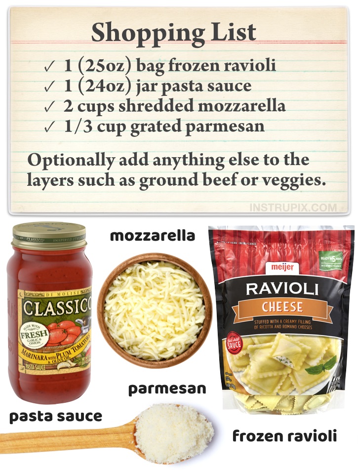 Crockpot Ravioli Casserole Recipe - EASY GOOD IDEAS