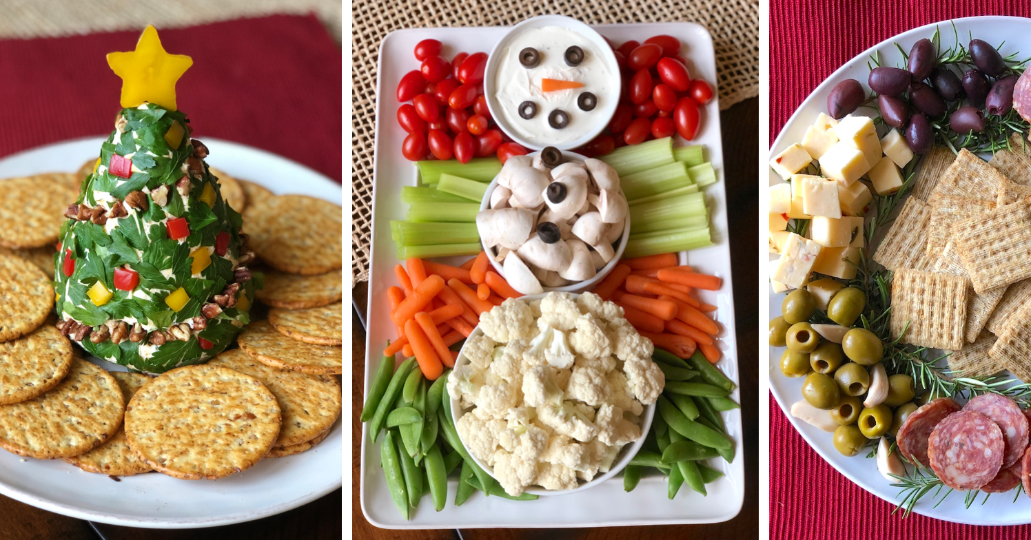 Easy Make Ahead Holiday Party Appetizers For Christmas. Looking for easy finger foods for a Christmas party? Check out these simple and fun no bake and healthy Christmas appetizer ideas. Perfect for a crowd or large family.