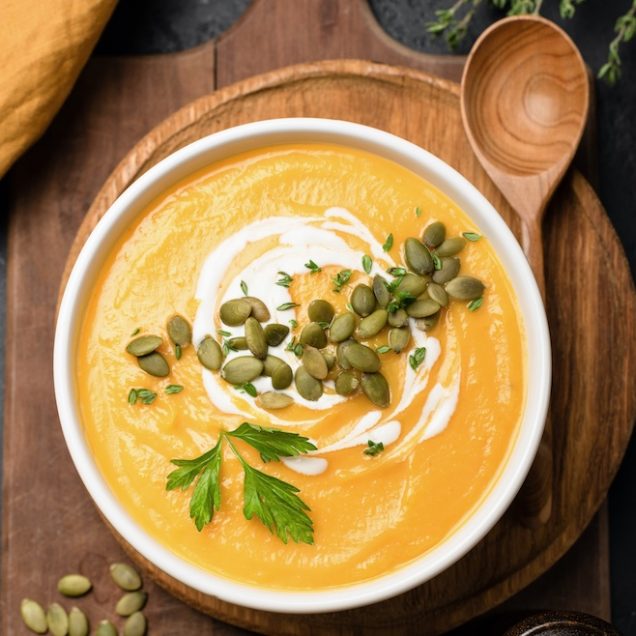 Creamy Keto Pumpkin Soup Instrupix