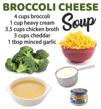 Low Carb Broccoli Cheese Soup - Instrupix