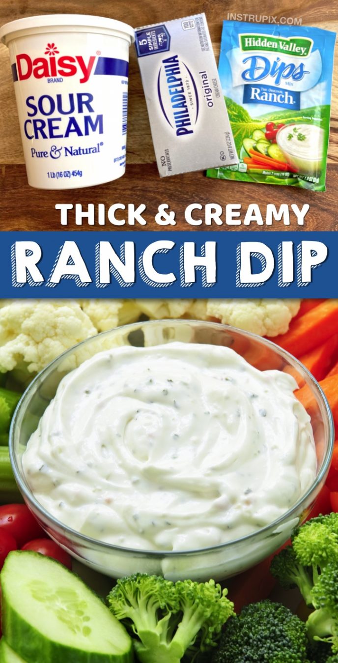 The Best Thick Creamy Ranch Dip The Best Thick Creamy Ranch Dip