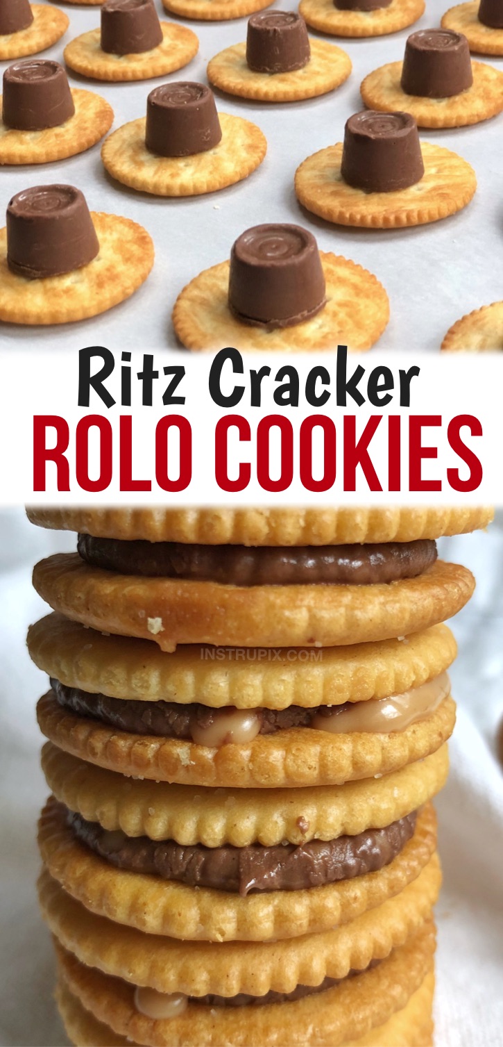 I’ll bet you never knew there was so much fun in a box of Ritz crackers! These buttery and salty crackers have a divine texture that makes for some of the best little snacks, treats and appetizers. Whether it’s a sweet treat or savory snack you are looking for, you will soon find out how these little crackers can make amazing little cookies, sandwiches and more. Although there are endless ways to dress them up, I’ve rounded up a few of my favorite quick and easy recipes. 