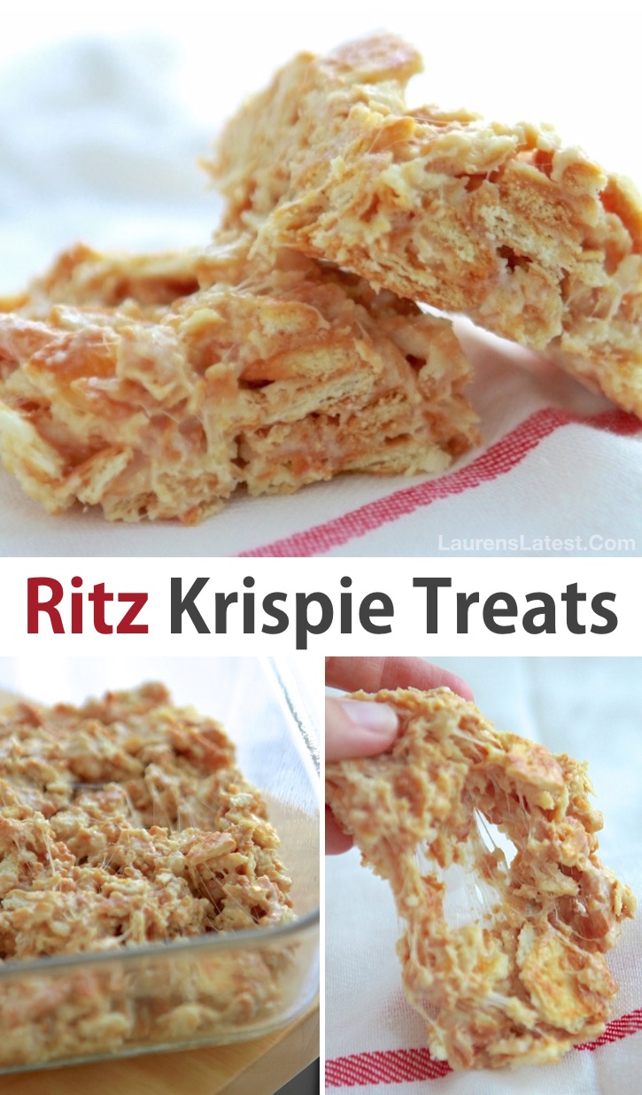8 Crazy Cool Treats To Make With Ritz Crackers (Ritz Krispie Treats) | Easy and fun snack and treat ideas made with Ritz crackers! These Ritz cracker recipes are perfect for making treats, snacks, sandwiches and even pizza! Quick and easy snack ideas for kids. #ritz #snacks #treats #instrupix #kidssnacks #easyrecipes #ricekrispietreats #dessert