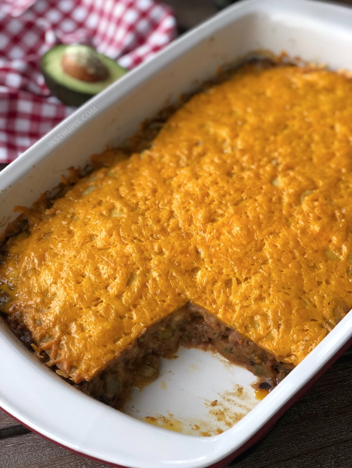 Cheesy Taco Lasagna Instrupix