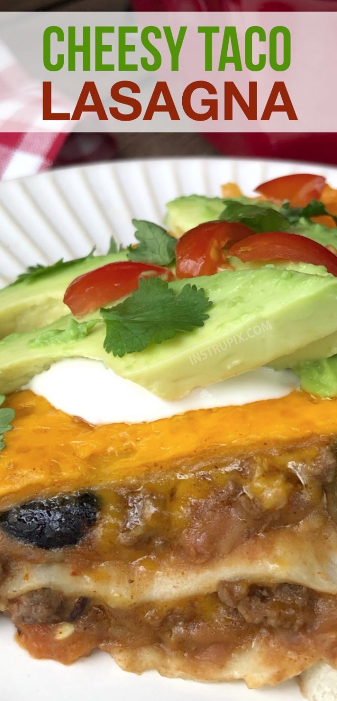 Easy Cheesy Taco Lasagna
