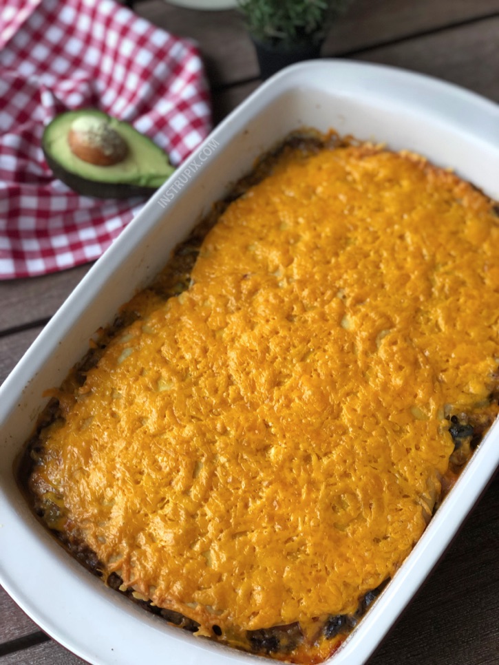 Cheesy Taco Lasagna Instrupix