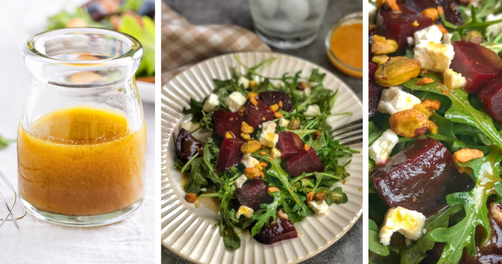 Orange Balsamic Vinaigrette (Plus my favorite Beet Salad Recipe)