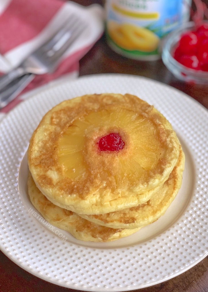 Easy Pineapple Upside Down Pancakes Instrupix