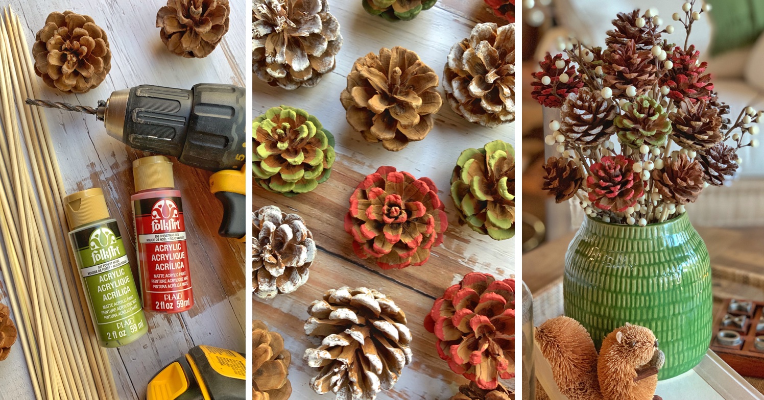 How To Use Pine Cones For Home Decor  Pine Cone Decoration Crafts 