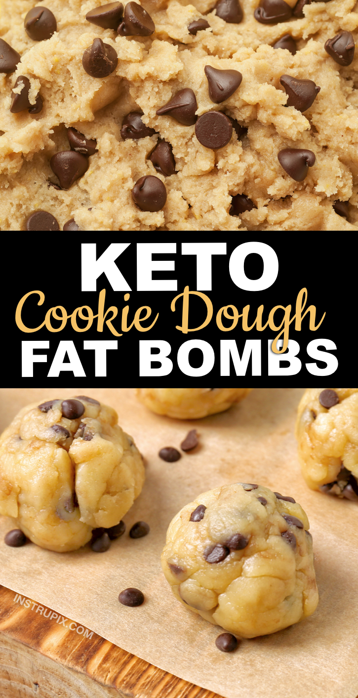 Keto Cookie Dough Fat Bombs - Instrupix