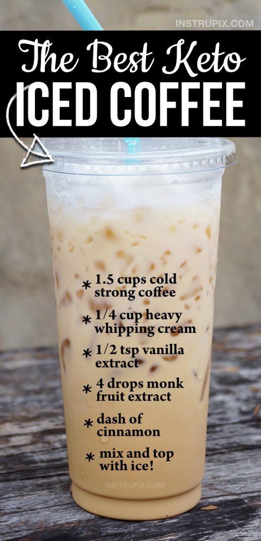 The Best Keto Iced Coffee!!