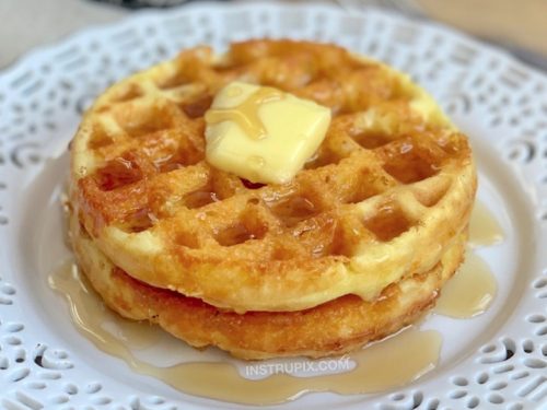 3 Ingredient Crispy Keto Breakfast Waffles Instrupix