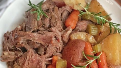 crock pot roast brown gravy ranch italian dressing 3 Packet Roast in the Crock Pot