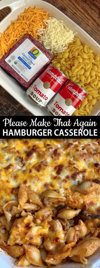 Easy Cheeseburger Dinner Casserole
