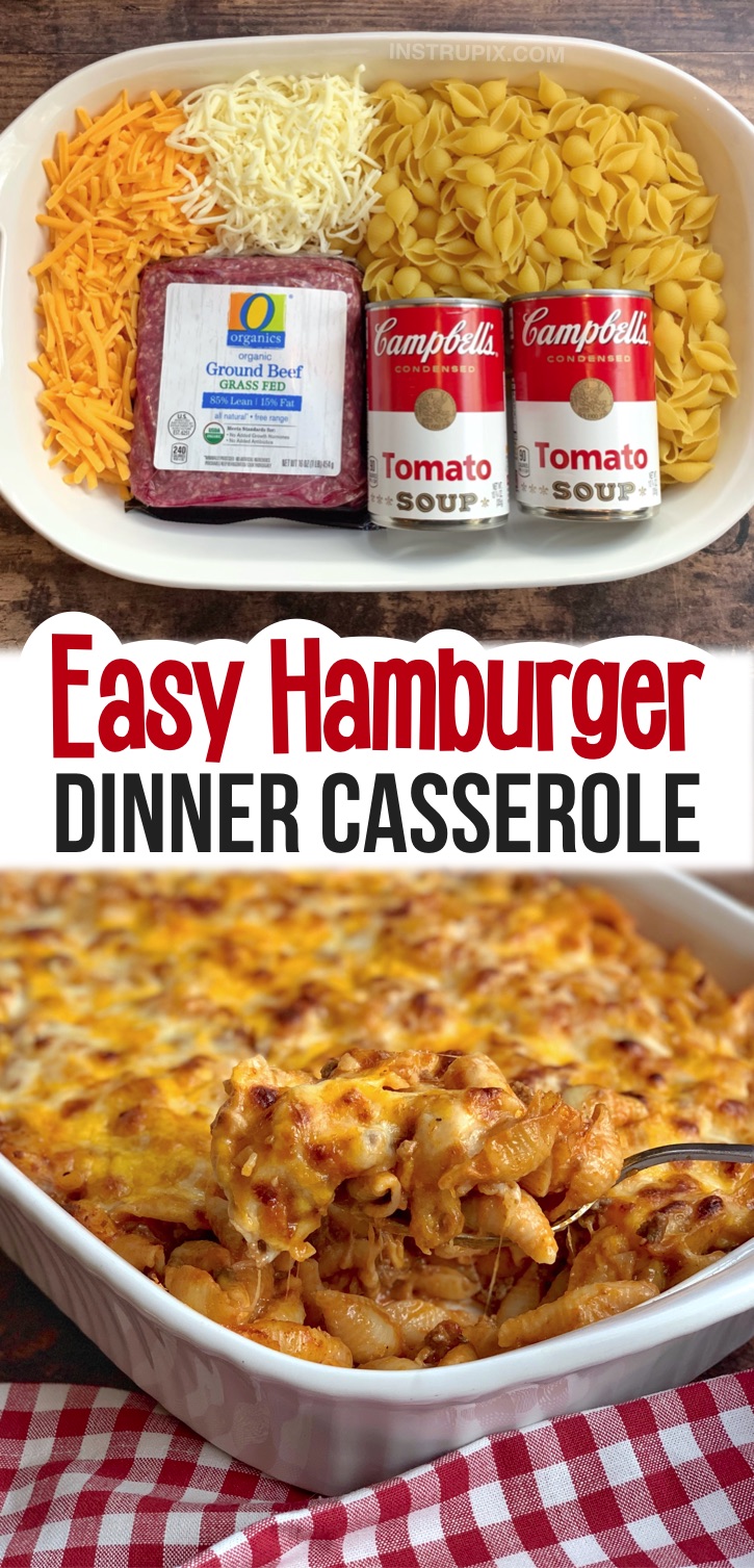 Easy Hamburger Casserole Recipe 4 Ingredients Instrupix