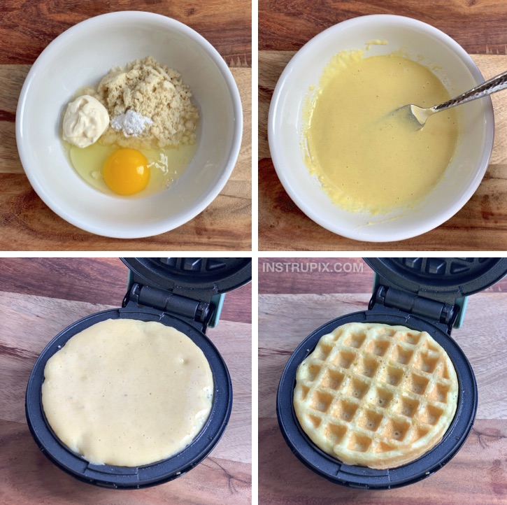 How to make soft and delicious keto sandwich bread and burger buns in your mini waffle maker!