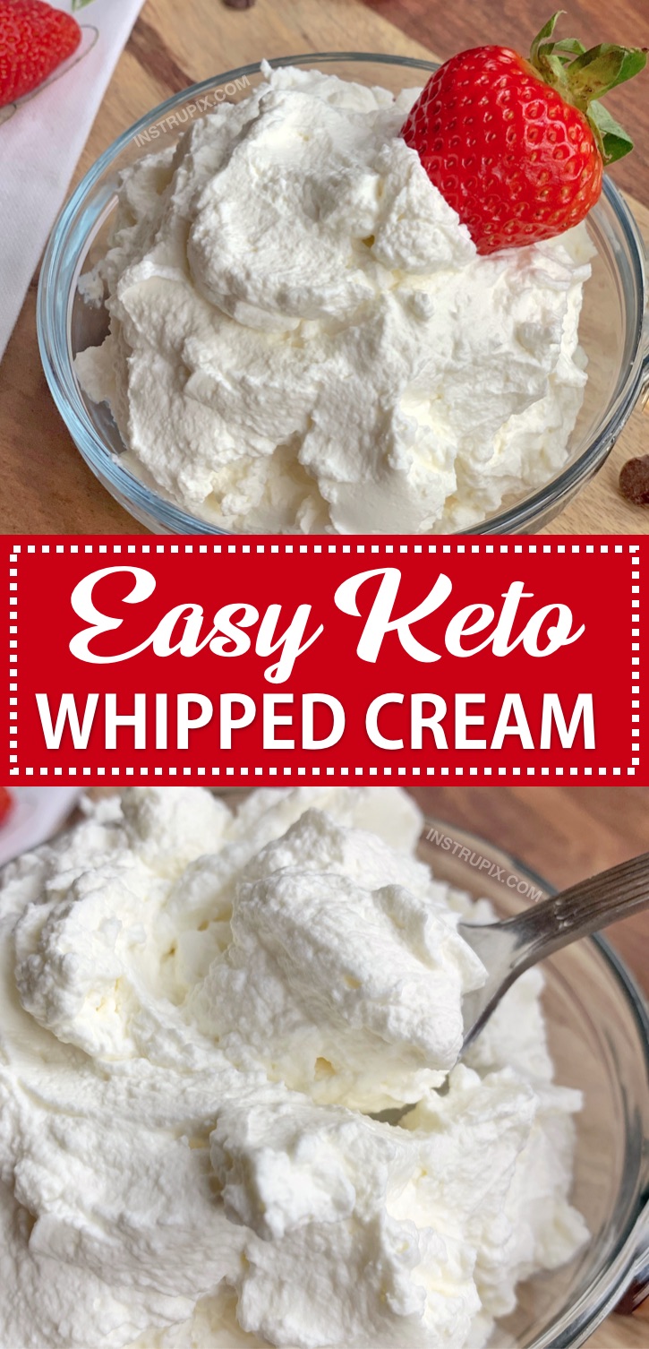 whipped cream keto ice cream