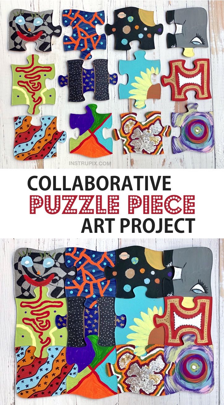 Fun DIY Puzzle Piece Craft Ideas (for kids & adults!)