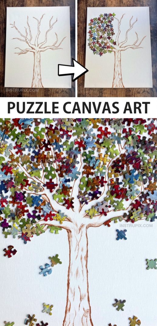 Fun DIY Puzzle Piece Craft Ideas (for kids & adults!)