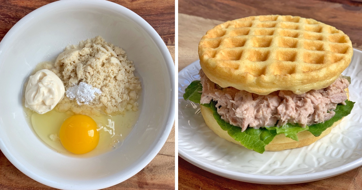 The BEST Chaffle Recipe! - Keto Waffle Bread • The Farmstead Chick