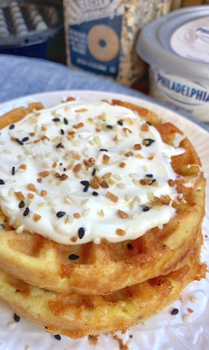 Everything Bagel Chaffles Instrupix