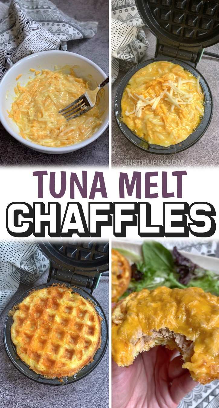 The Best Chaffle Recipes on Pinterest -- Easy Keto Recipes For Beginners | Whether you're looking for sweet breakfast ideas or a savory dinner, chaffles are the most amazing keto idea, ever! They make for the best low carb sandwich bread, pizza crust, breakfast waffles, desserts, snacks, lunch, toast and more. Plus they are quick and easy to make in your mini waffle maker in less than 5 minutes with just a few simple and cheap ingredients. Most of these recipes are made with almond flour, egg and cheese and a few other pantry staples. 