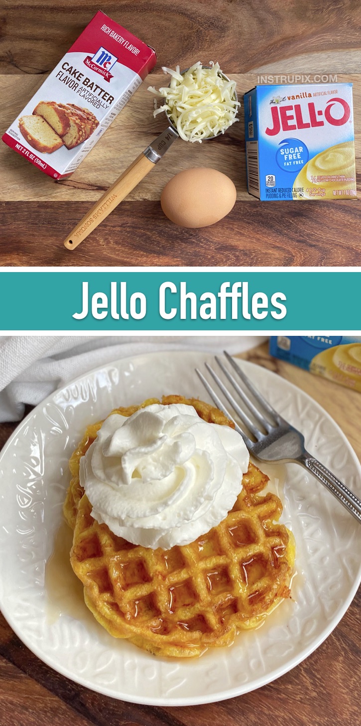 Die besten Keto-Frühstückswaffeln (hergestellt aus einfachen Zutaten, einschließlich zuckerfreier Puddingmischung!). Diese superschnelle und einfache Keto-Frühstücksidee ist mein absolutes Lieblings-Frühstück mit niedrigem Kohlenhydratgehalt! (Die 10 besten Keto-Chaffle-Rezepte) #lowcarb #ketobreakfast