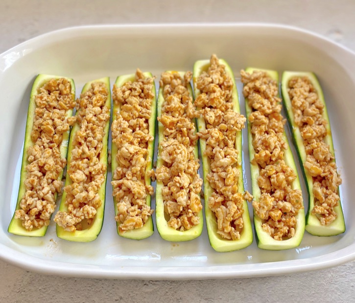 Easy Zucchini Boats Recipe With Ground Chicken