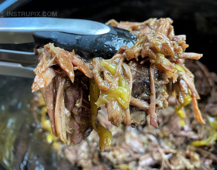Easy Slow Cooker Mississippi Pot Roast Sandwiches