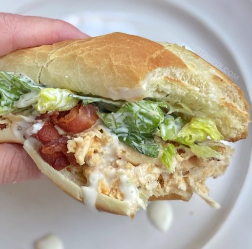 Easy Crockpot Crack Chicken Sandwiches