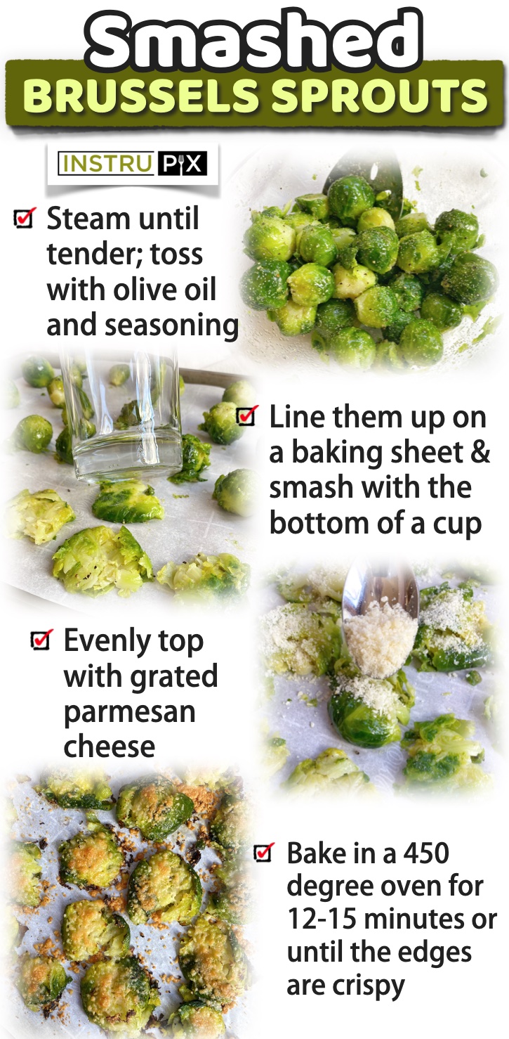 A low carb, healthy, kid-approved, and super yummy side dish for dinner! If you’re looking for simple vegetable side dish recipes, these oven roasted brussels sprouts are absolutely amazing. The key to making the best brussels sprouts is to steam them, smash them, and then roast them. This eliminates the squishy middle, giving you more of that crispy and toasted outer layer! A very simple and cheap veggie side dish made with just a few ingredients: olive oil, seasoning, and parmesan cheese. Yum!