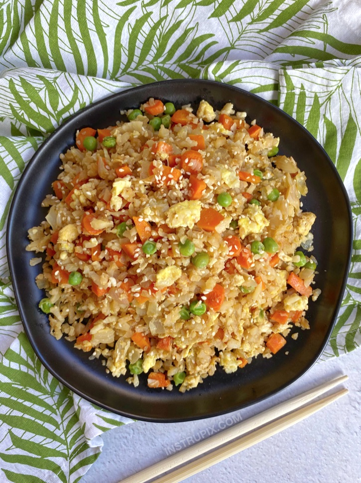 keto cauliflower fried rice recipe