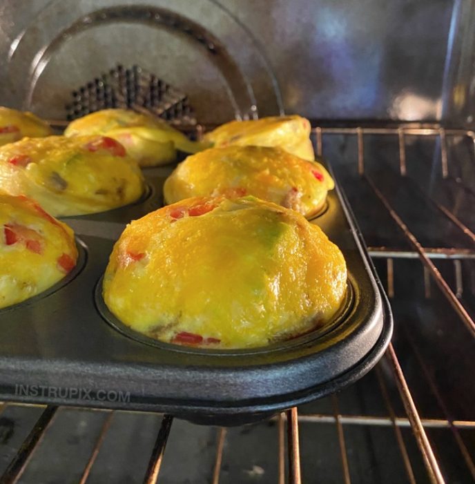 Mini Breakfast Omelets (Egg Muffins With A Tater Tot Crust)