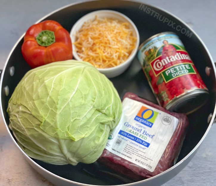 Easy Cabbage Roll Skillet (Keto & Low Carb Dinner Recipe)