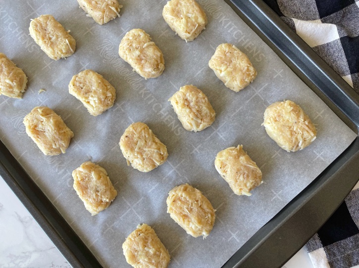 Healthy Low Carb Oven Baked Chicken Nuggets (Using Costco canned chicken!)